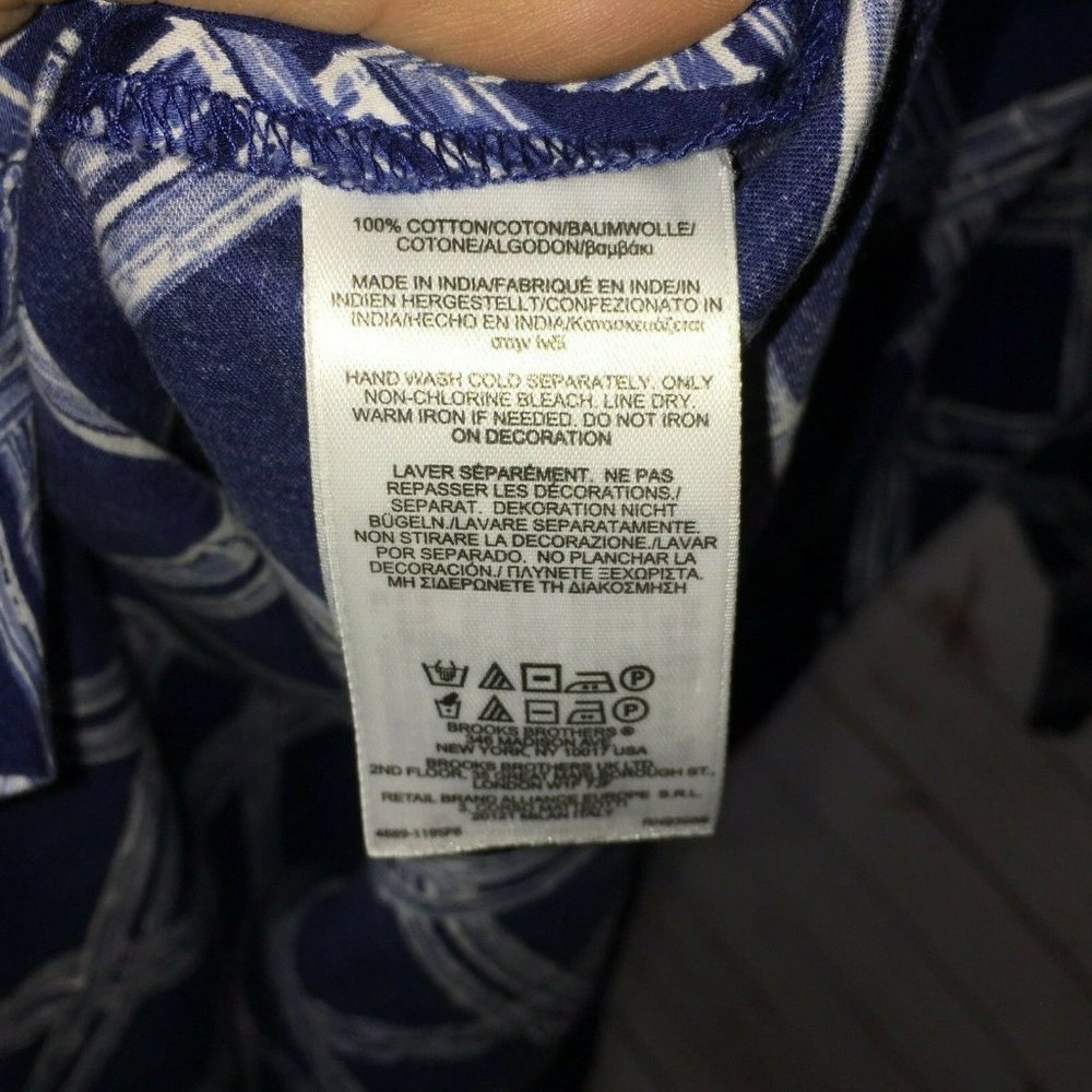 346 Brooks Brothers Beaded Neckline Blouse XXS - Picture 10 of 10